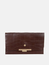 Croco Tote With Wallet & Pouch Bag