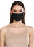 Black Sequin Lace Layered Face Mask
