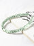Green Ruched Thin Hairband