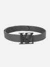 Kz Gunmetal Vegan Leather Belt