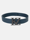 Kz Gunmetal Vegan Leather Belt